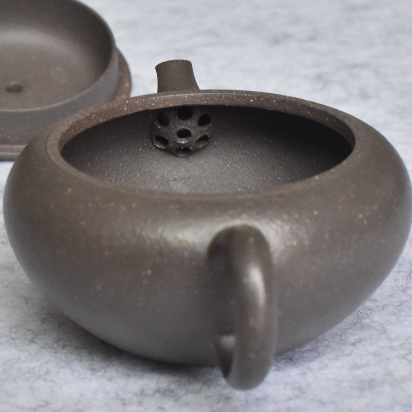 Bian Yuan (扁圆) Qian Xi Zini Yixing Teapot