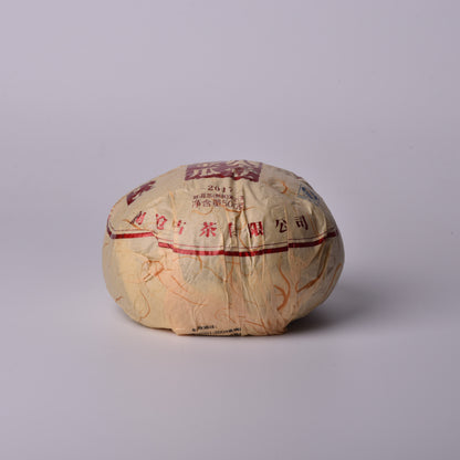 Lancang Ancient Tea Company 2017 "81 Golden Melon" Ripe Puerh