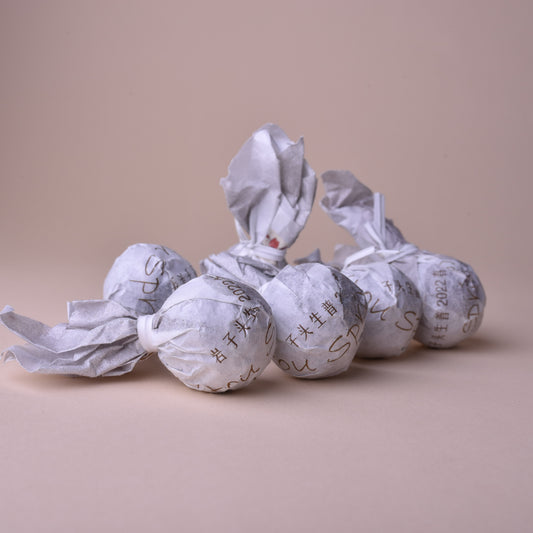 2022 Yan Zi Tou Dragon Pearls Puerh