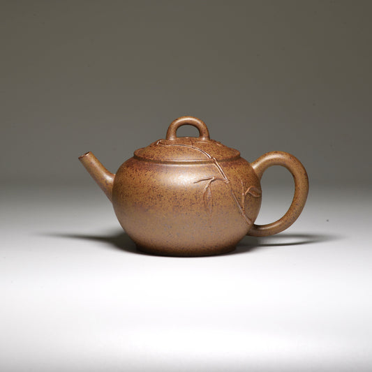 Miao Zhu (妙竹) Wood Fired GOLDEN DUANNI Yixing Teapot #5025