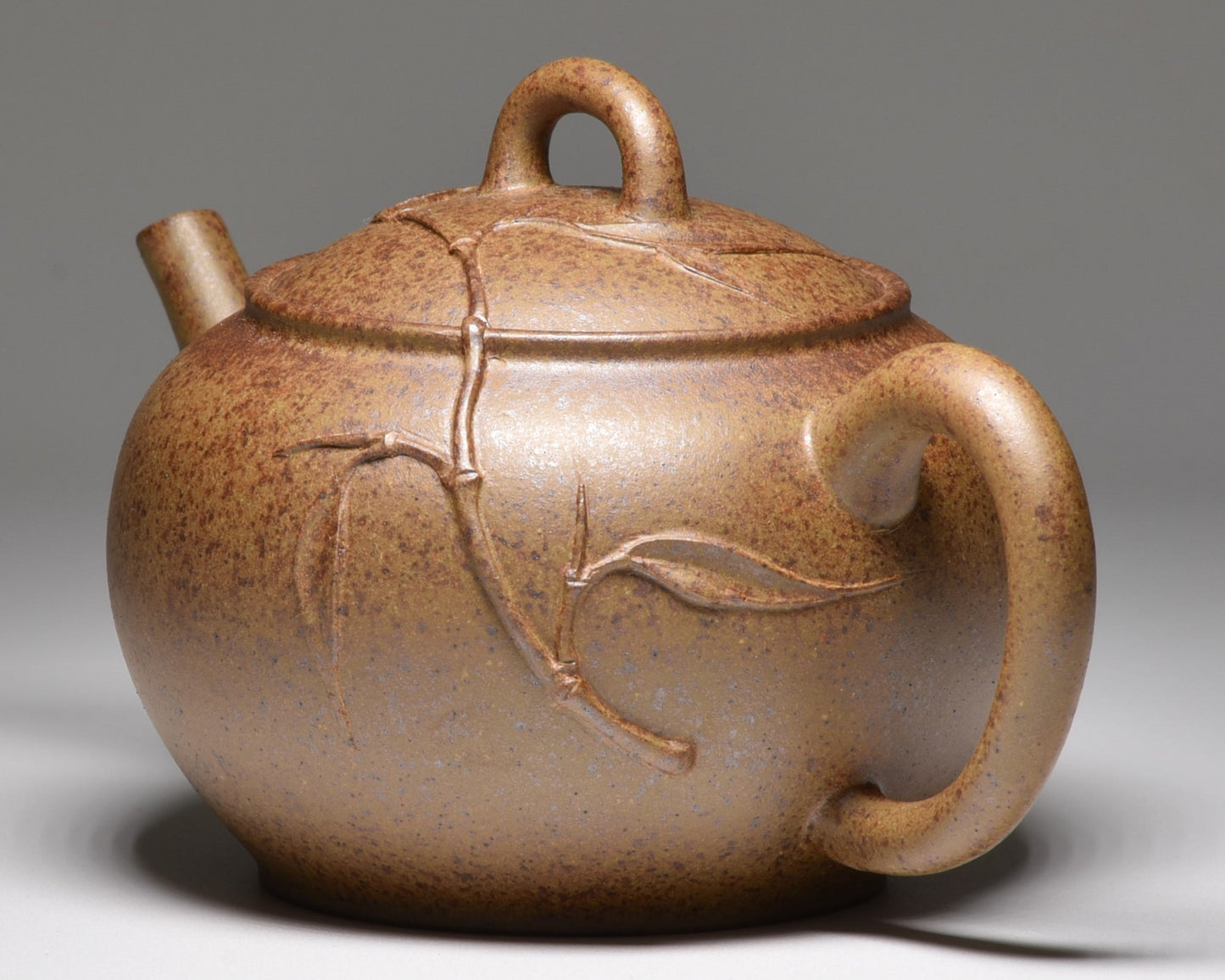 Miao Zhu (妙竹) Wood Fired GOLDEN DUANNI Yixing Teapot #5025