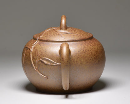 Miao Zhu (妙竹) Wood Fired GOLDEN DUANNI Yixing Teapot #5025