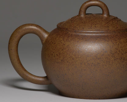 Miao Zhu (妙竹) Wood Fired GOLDEN DUANNI Yixing Teapot #5025