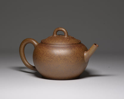 Miao Zhu (妙竹) Wood Fired GOLDEN DUANNI Yixing Teapot #5025