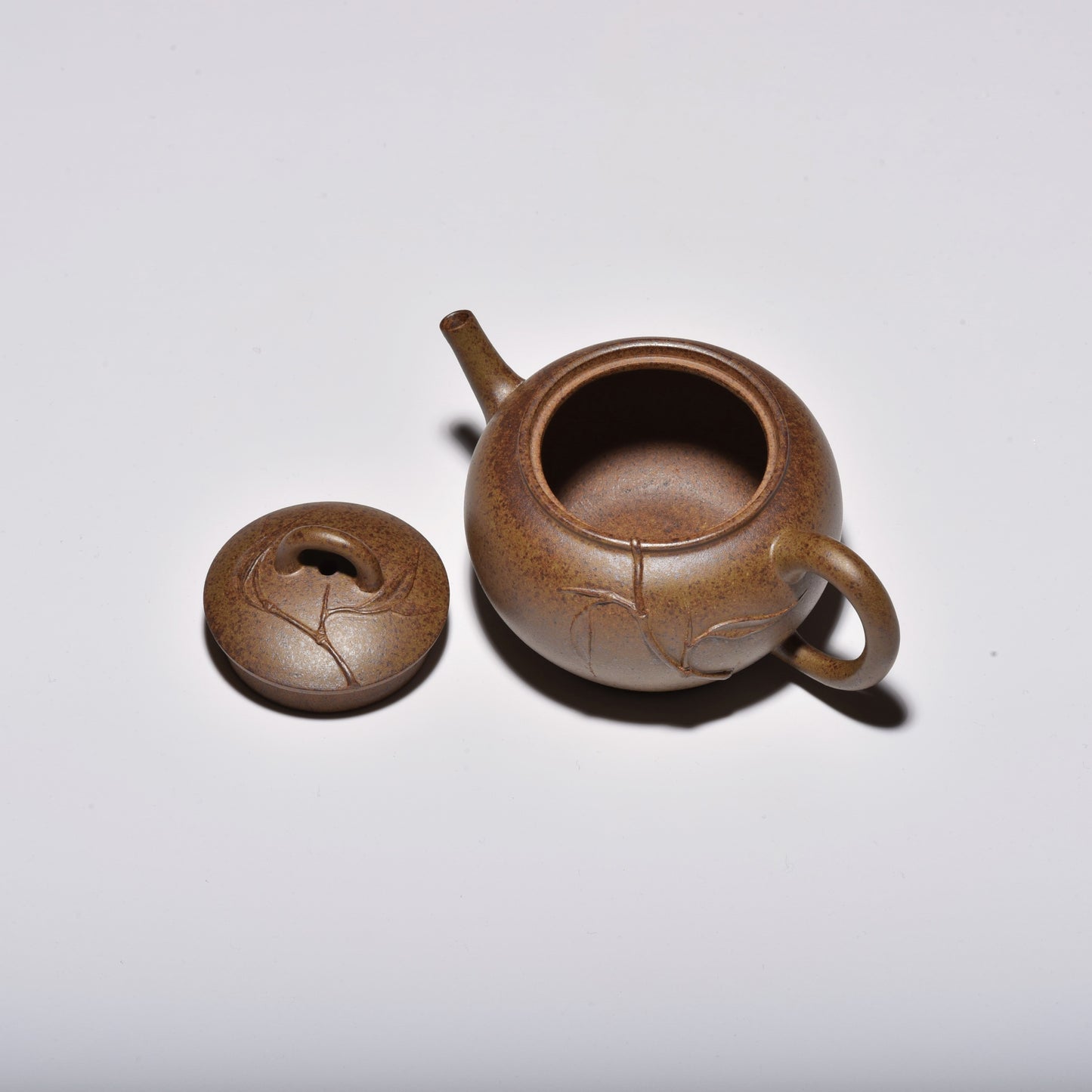 Miao Zhu (妙竹) Wood Fired GOLDEN DUANNI Yixing Teapot #5025